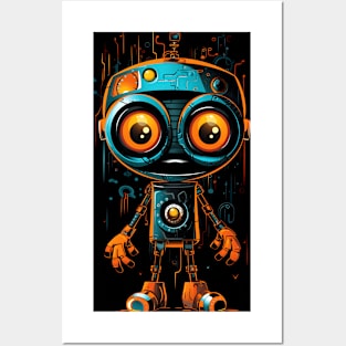 Robot - Wired Posters and Art
